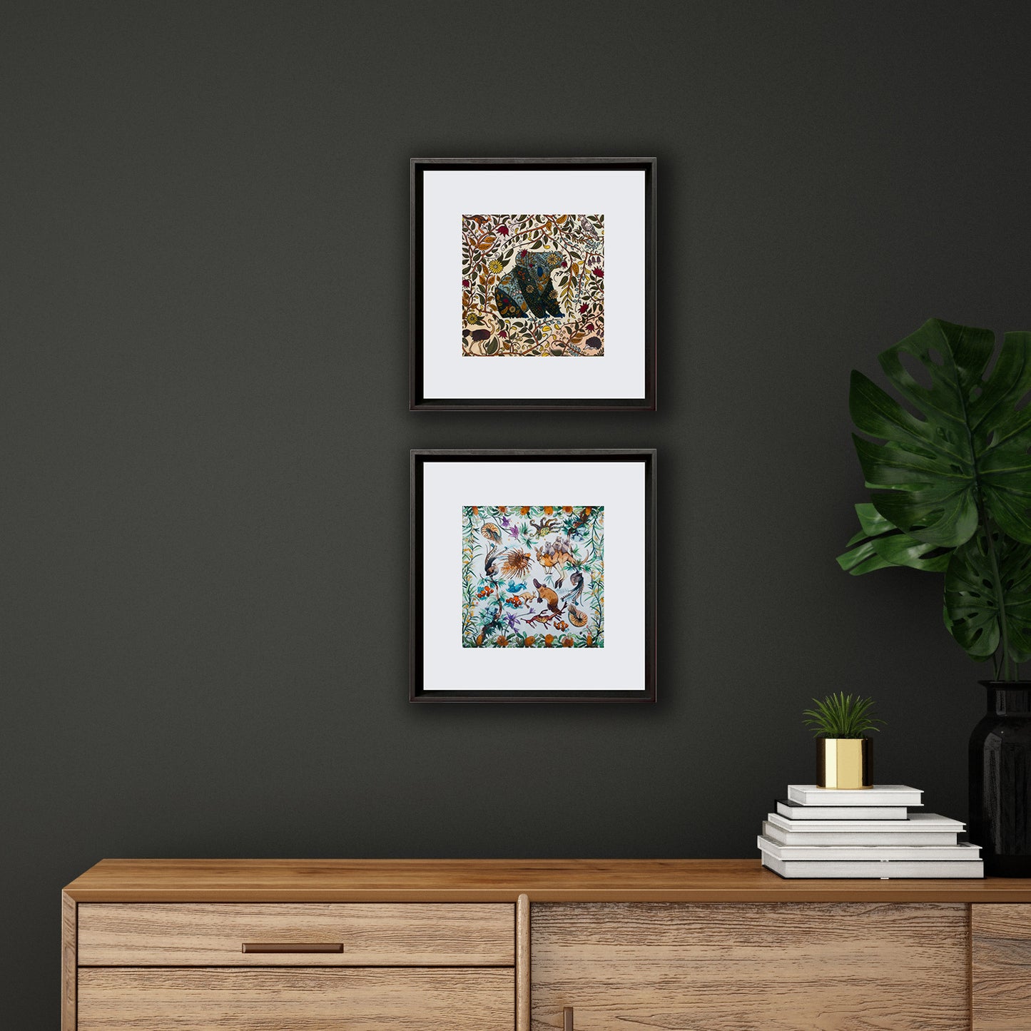Australian Koala Silk Painting 32"