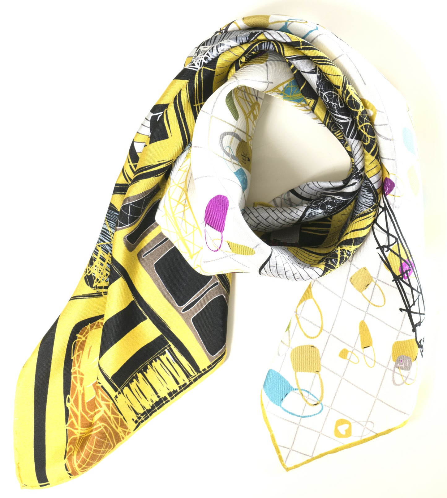 Paris Love Lock Bridge İpek Fular