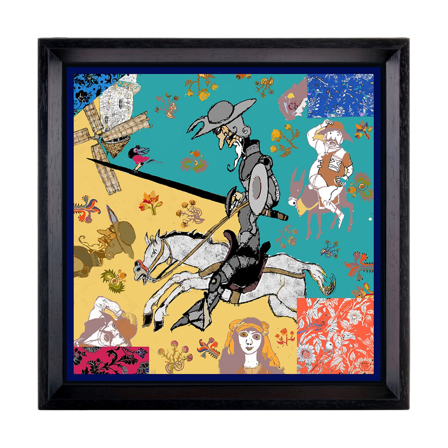 Don Quijote Koleksiyonu İpek Tablo Set