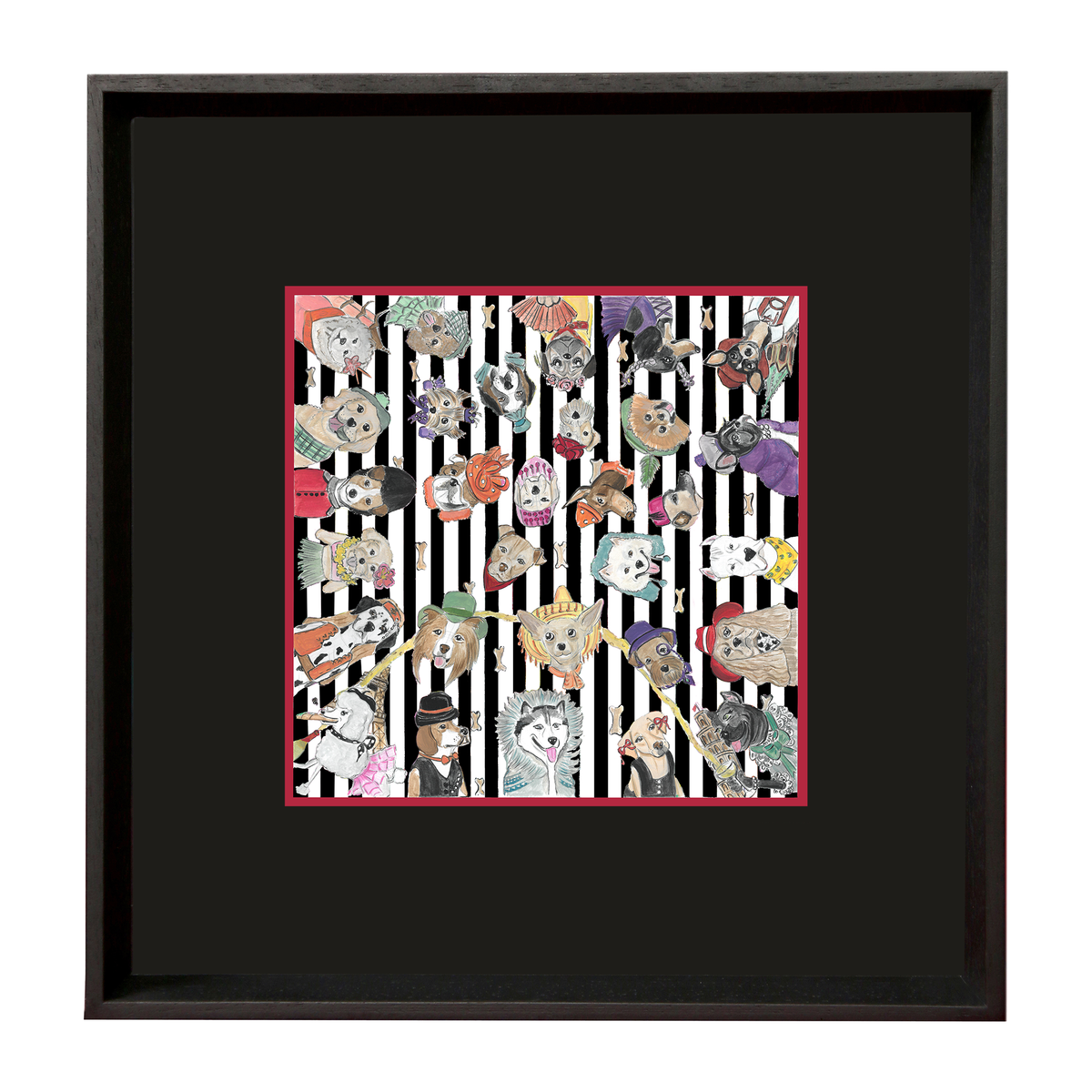 My Best Friends Silk Painting32