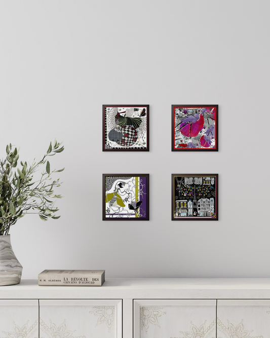 Amour a Paris Tablo Set