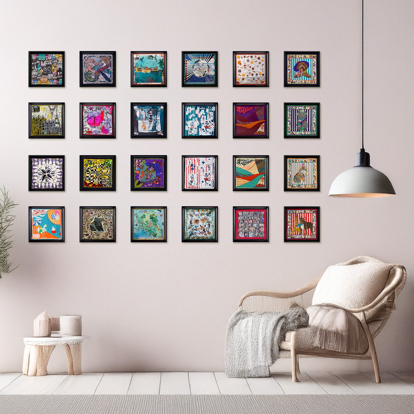 WoW - World of Wonder Framed Silk Scarf Set