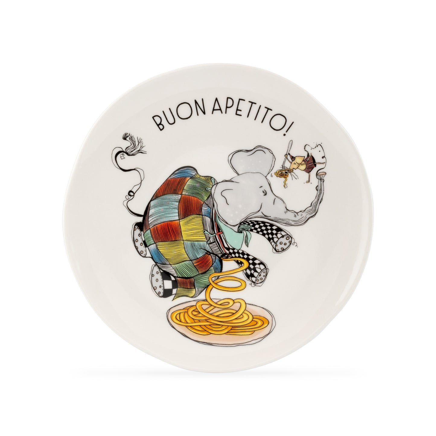 Mamma Mia Porcelain Set of 6 Plates