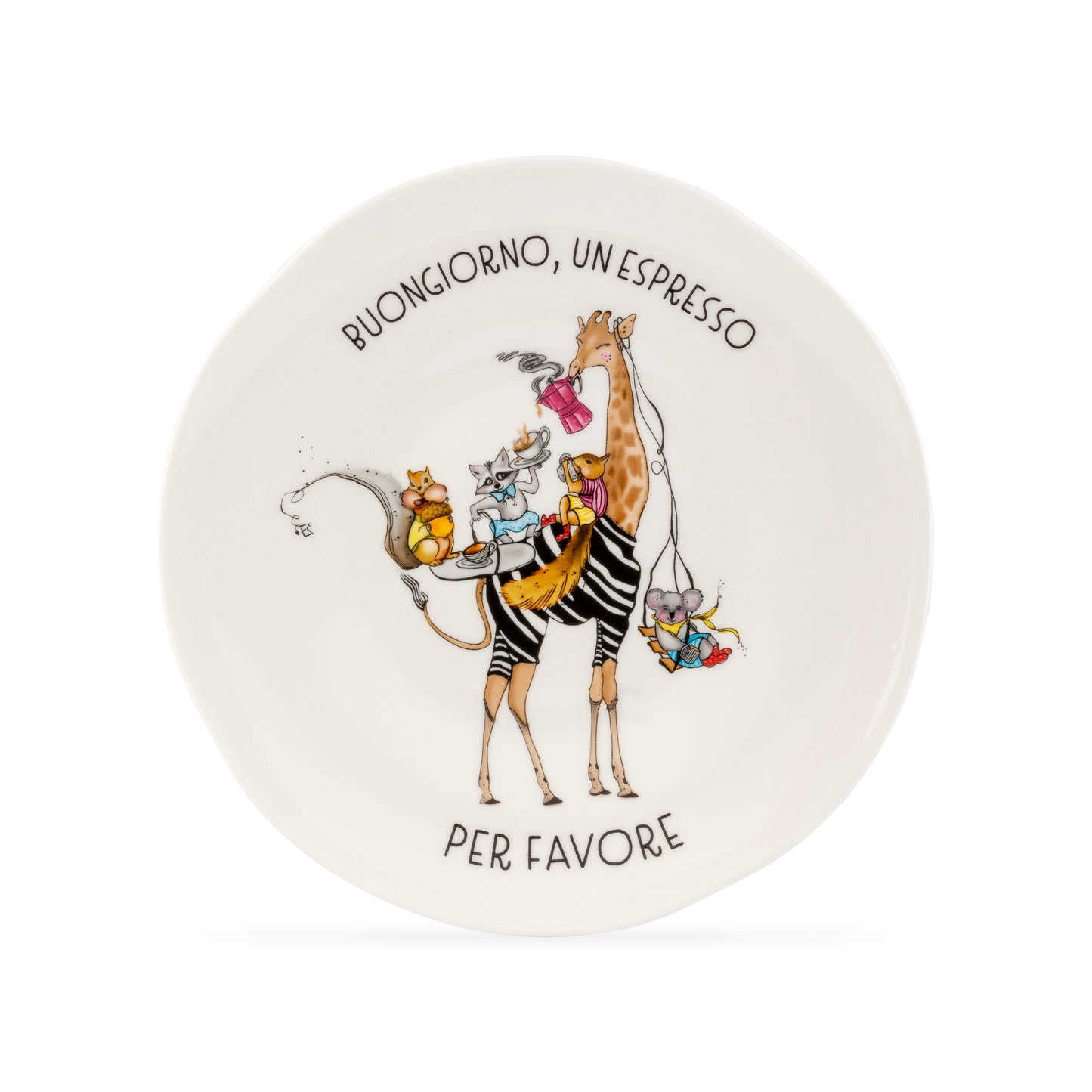 Mamma Mia Porcelain Set of 6 Plates