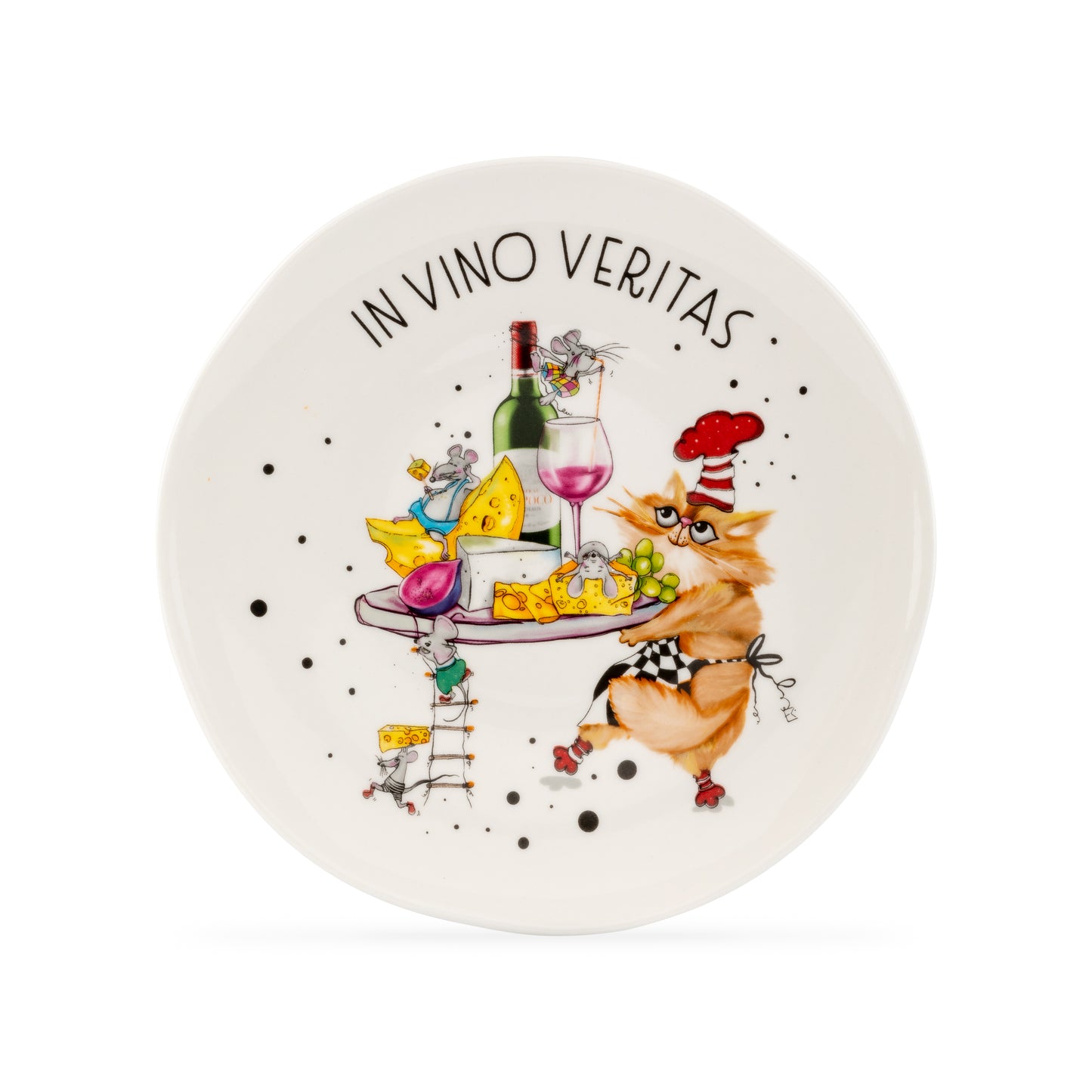 Mamma Mia Porcelain Set of 6 Plates