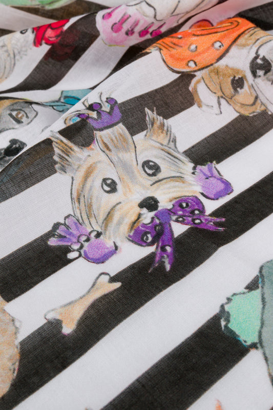 Our Best Friends Cotton Scarf