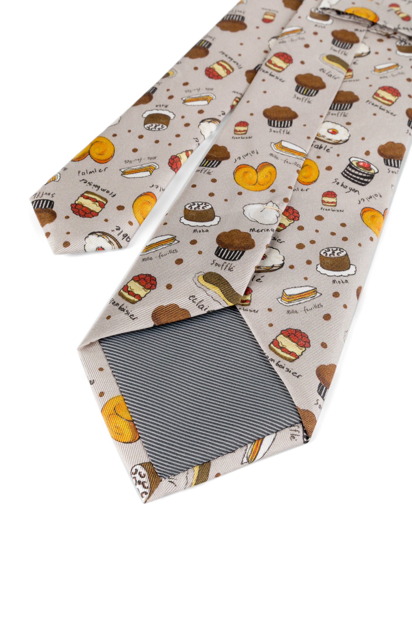 French Desserts Silk Tie