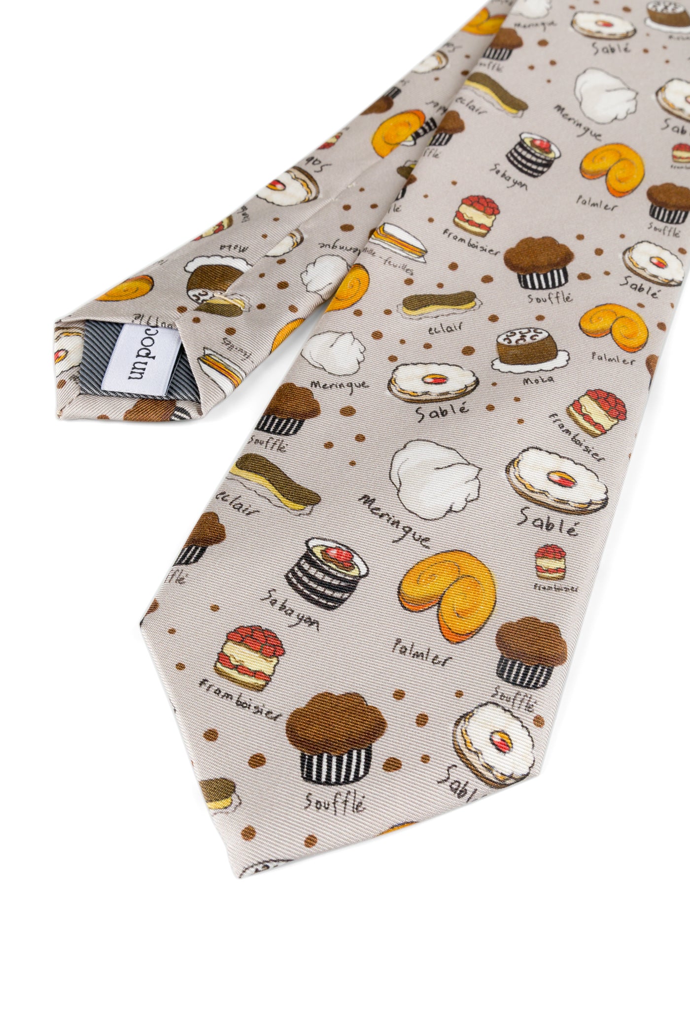 French Desserts Silk Tie