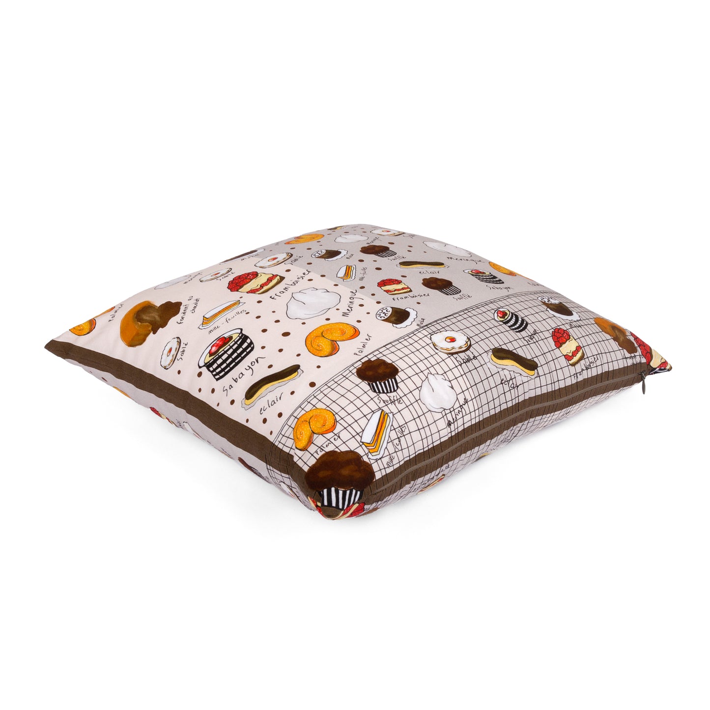 French Desserts Decorative Pillow