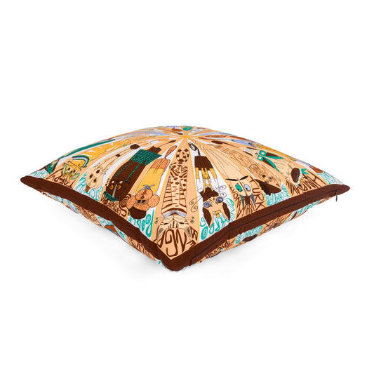 Kedi ve Köpek Desenli Dekoratif Yastık