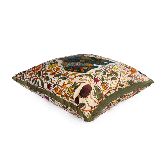 Avustralya Bitkileri ve Koala Desenli Dekoratif Yastık