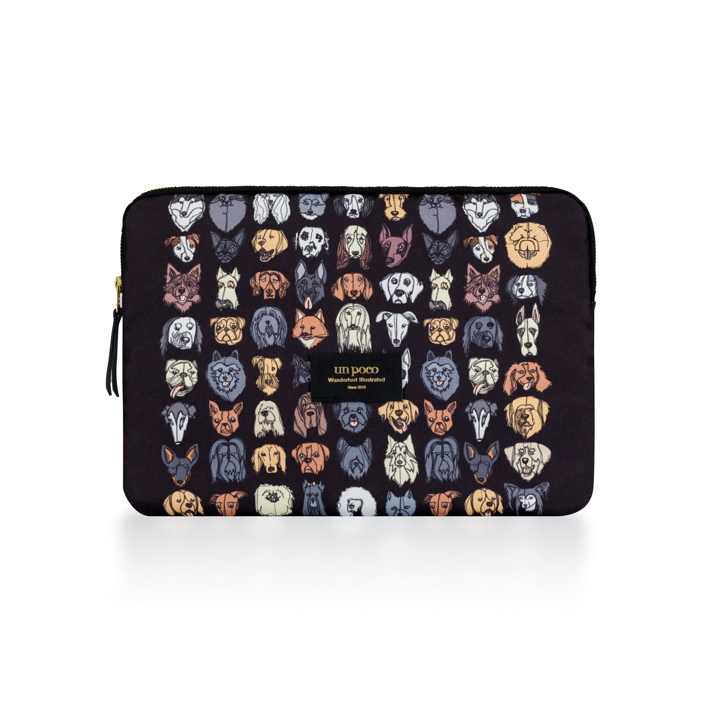 Dog Patterned Laptop Sleeve 13"