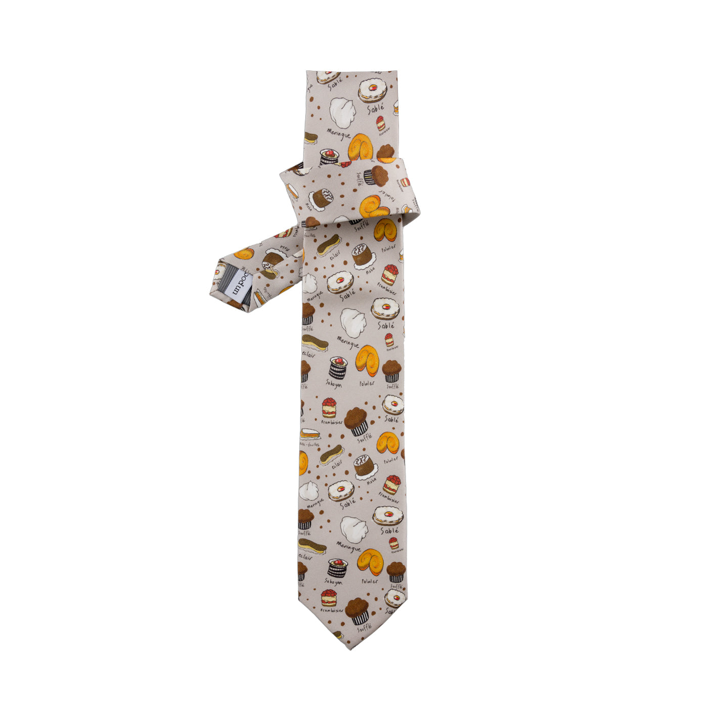 French Desserts Silk Tie