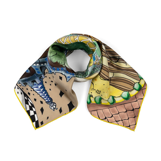 Spanish Reverie İpek Fular