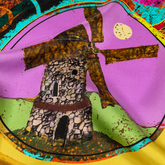 Sancho's Journey İpek Fular