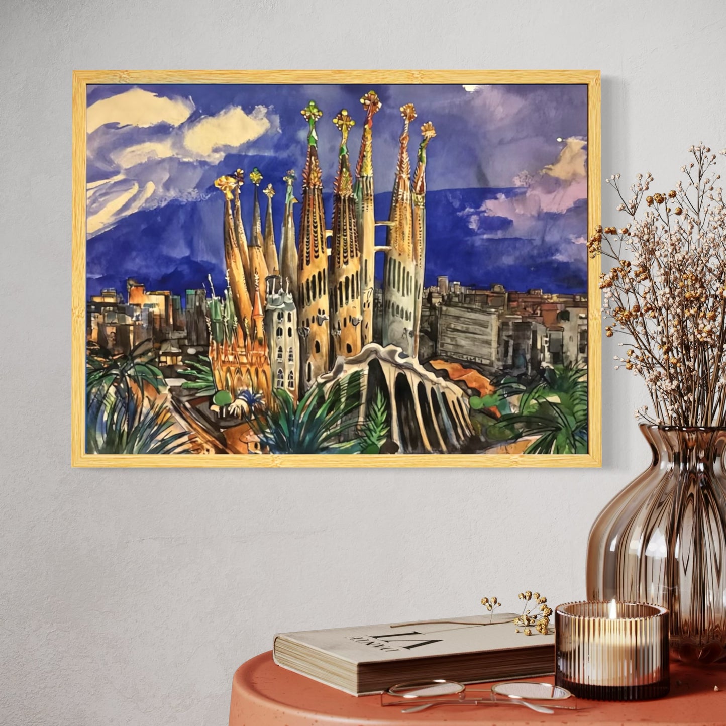 La Sagrada Familia Baskı Tablo