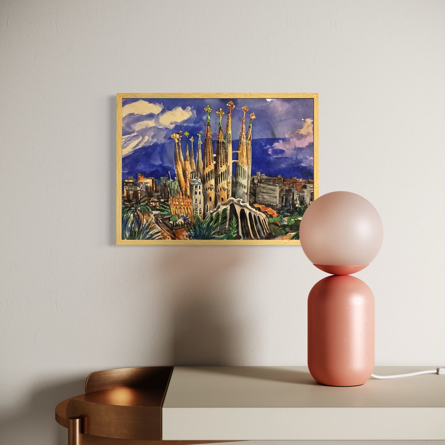 La Sagrada Familia Baskı Tablo