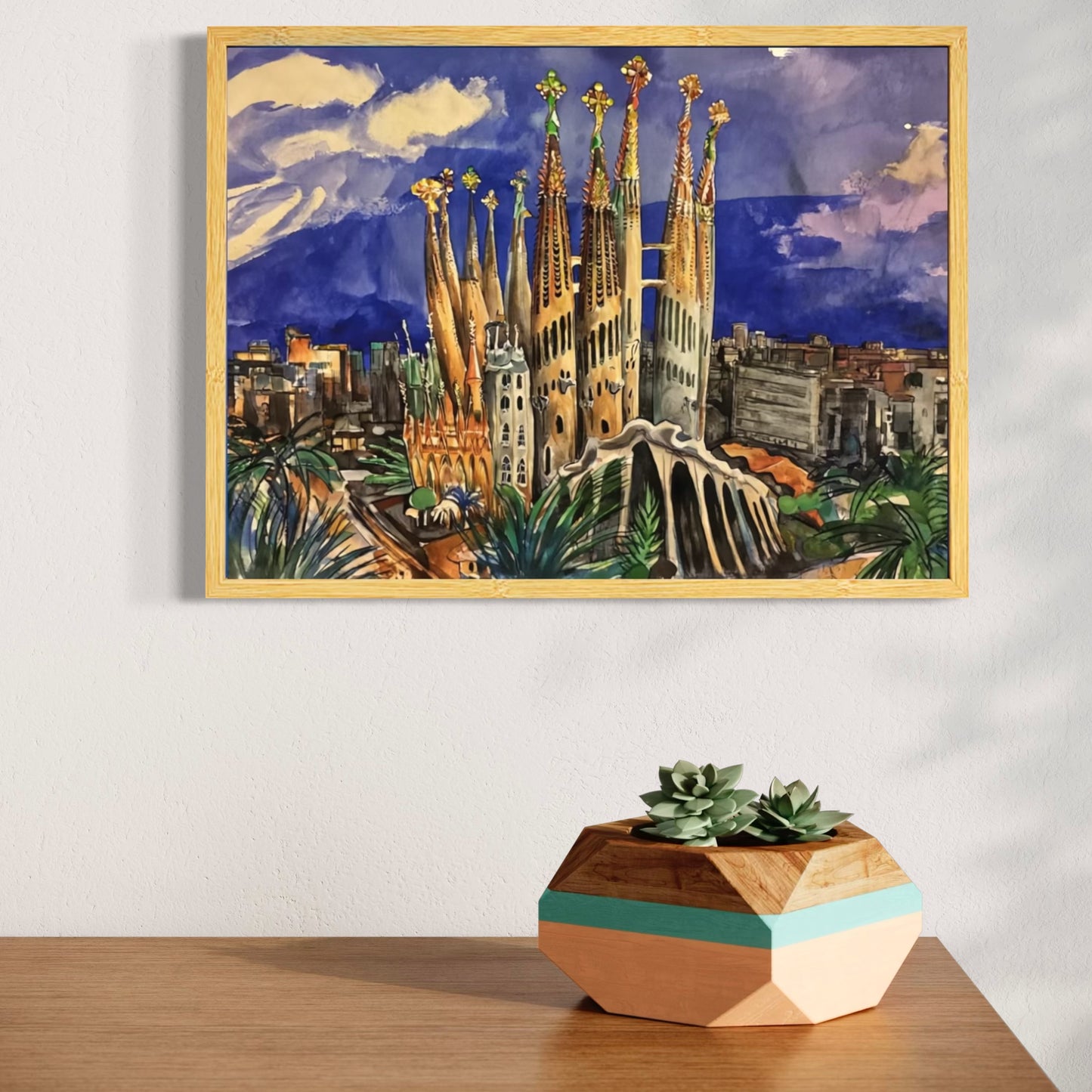 La Sagrada Familia Baskı Tablo