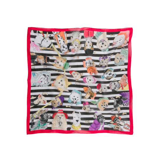 Our Best Friends Cotton Scarf