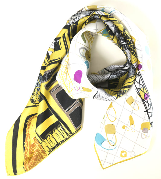 Paris Love Lock Bridge İpek Fular