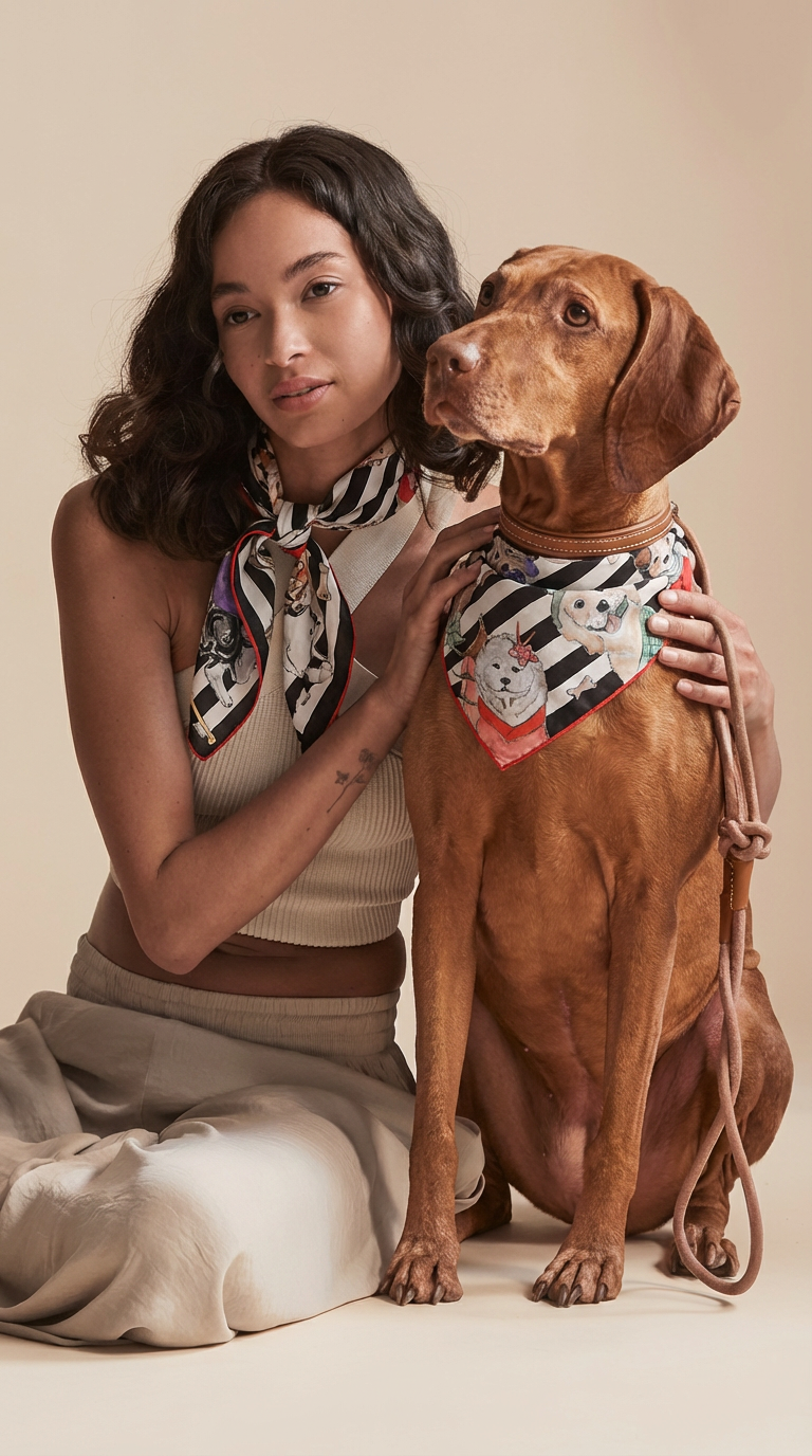 Our Best Friends Cotton Scarf