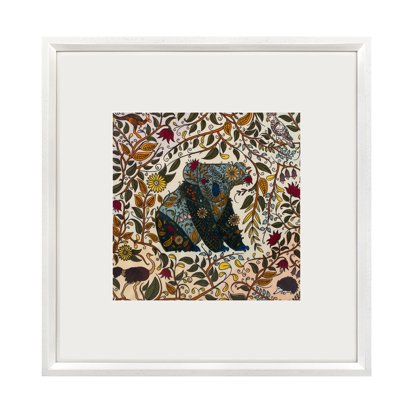Australian Koala Silk Painting 32"