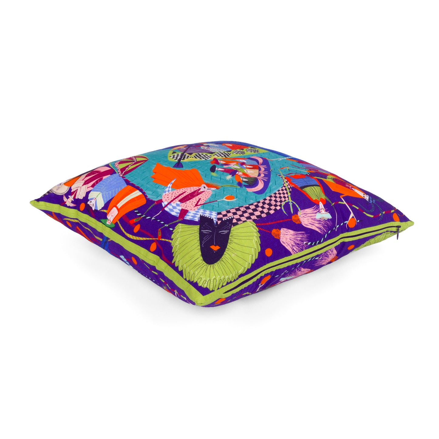 Venice Carnival Decorative Pillow