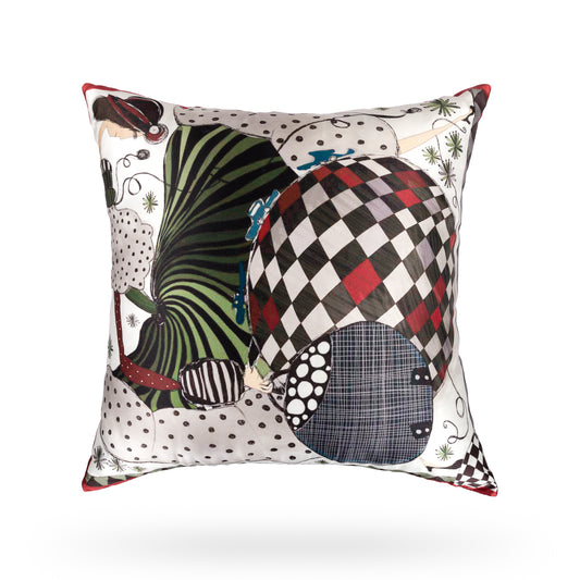French Art Silk Decorative Pillow