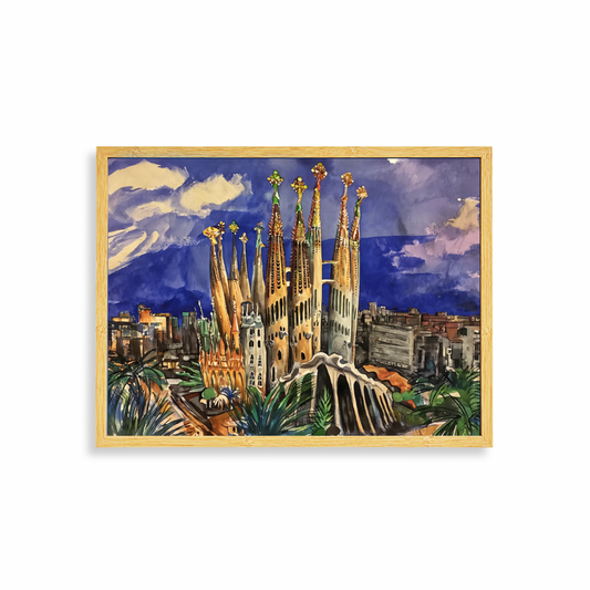 La Sagrada Familia Baskı Tablo